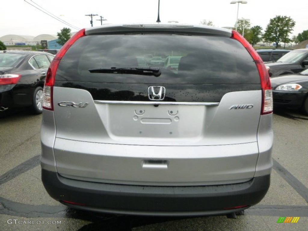 2013 CR-V EX AWD - Alabaster Silver Metallic / Gray photo #4