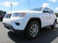 2014 Bright White Jeep Grand Cherokee Limited  photo #3
