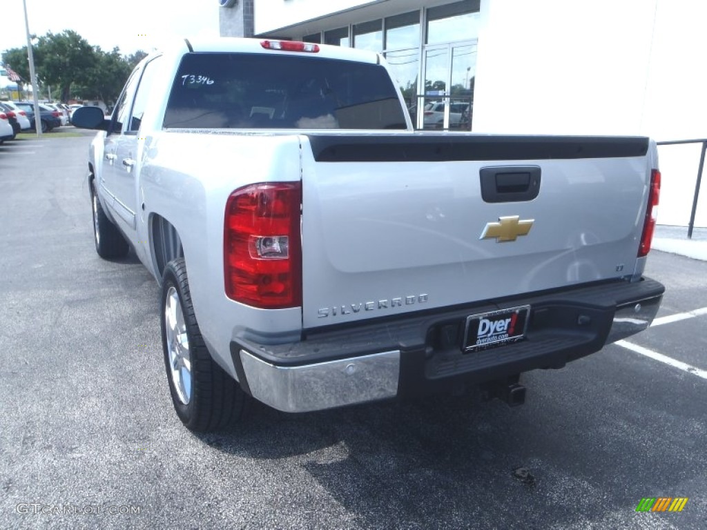 2013 Silverado 1500 LT Crew Cab - Silver Ice Metallic / Ebony photo #4