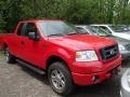 Bright Red 2008 Ford F150 STX SuperCab 4x4