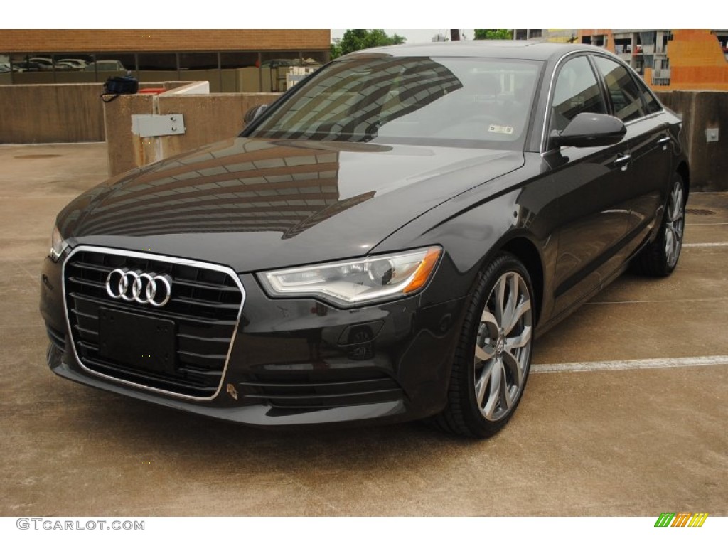 2013 A6 2.0T Sedan - Oolong Gray Metallic / Black photo #3