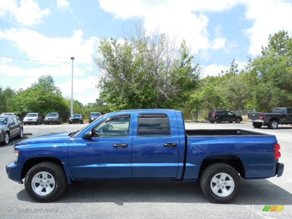 Deep Water Blue Pearl 2009 Dodge Dakota ST Crew Cab Exterior Photo #81546522