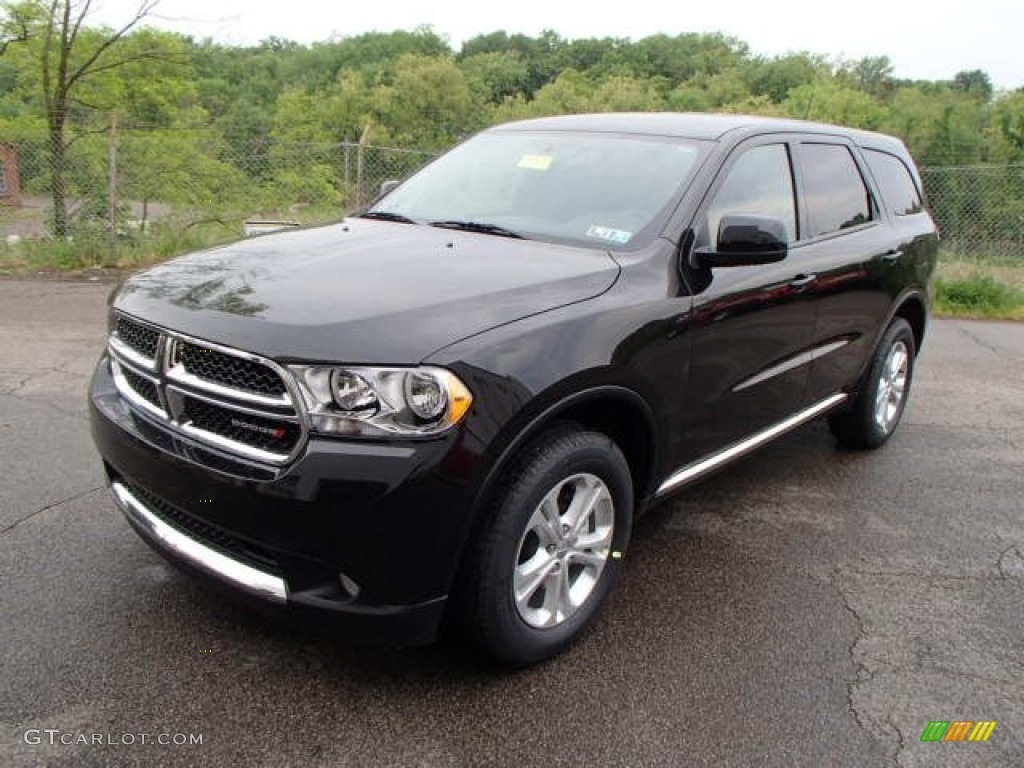 Brilliant Black Crystal Pearl 2013 Dodge Durango SXT AWD Exterior Photo #81546535