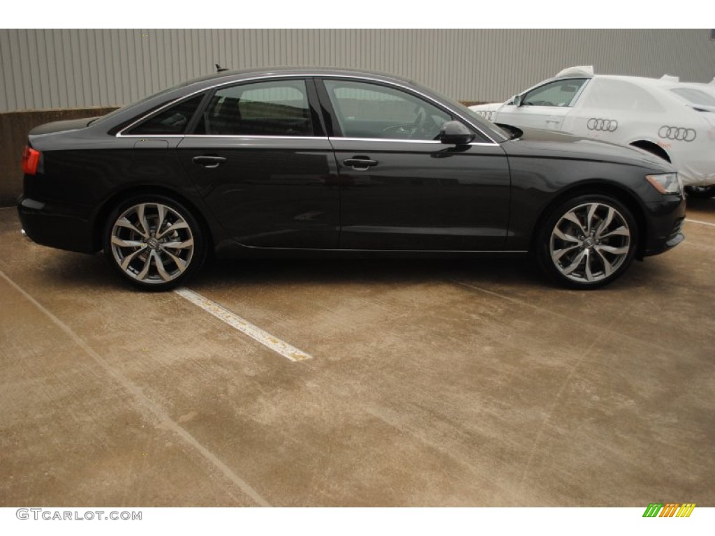 2013 A6 2.0T Sedan - Oolong Gray Metallic / Black photo #8