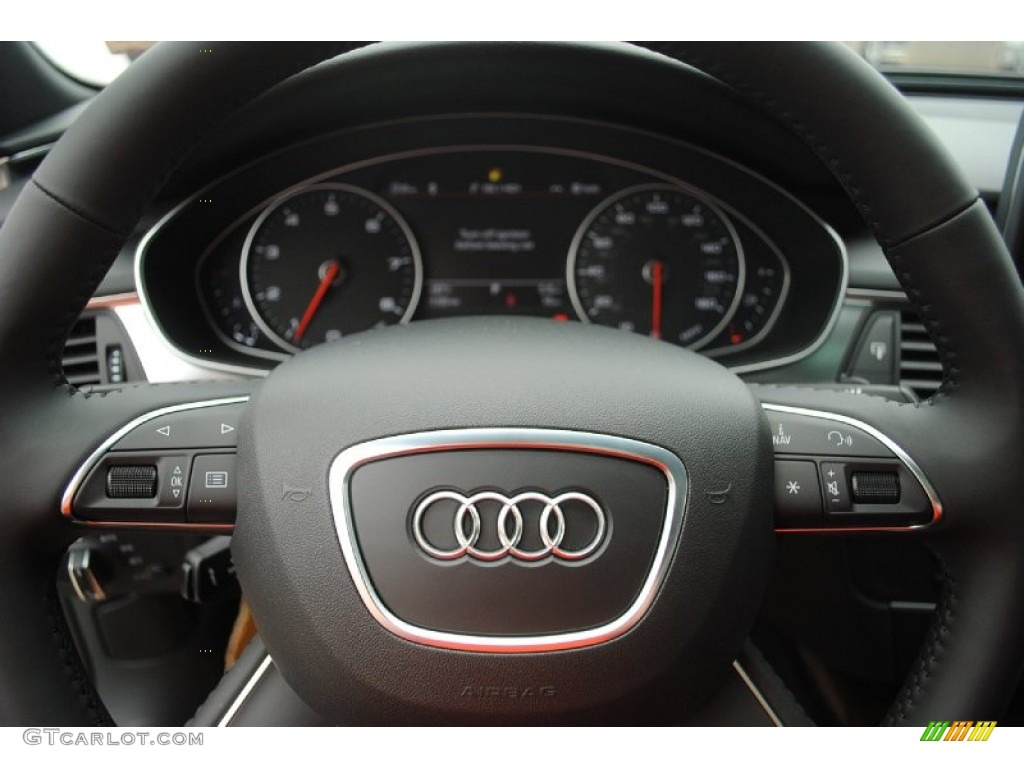 2013 A6 2.0T Sedan - Oolong Gray Metallic / Black photo #19