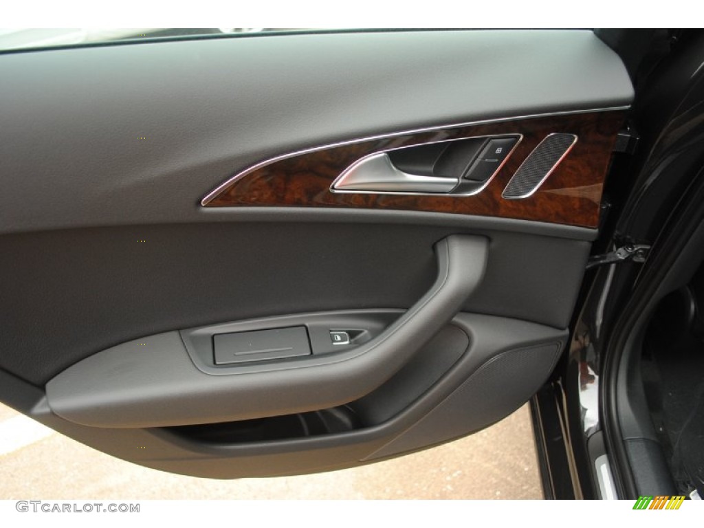 2013 A6 2.0T Sedan - Oolong Gray Metallic / Black photo #30