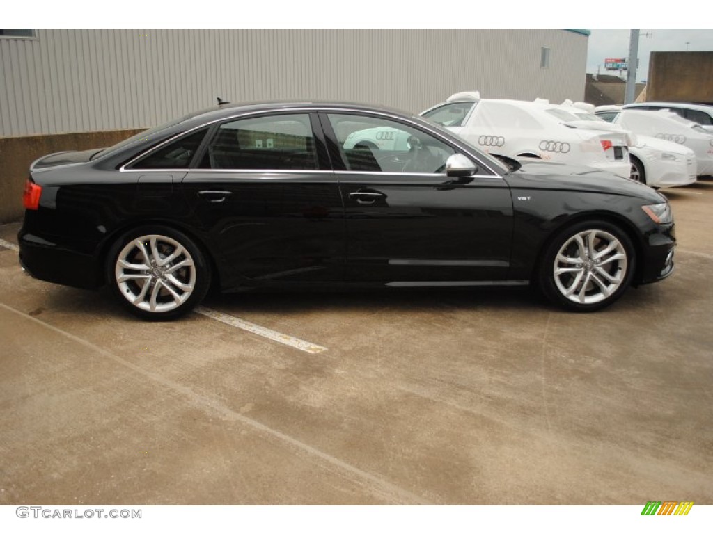 Brilliant Black 2013 Audi S6 4.0 TFSI quattro Sedan Exterior Photo #81547503