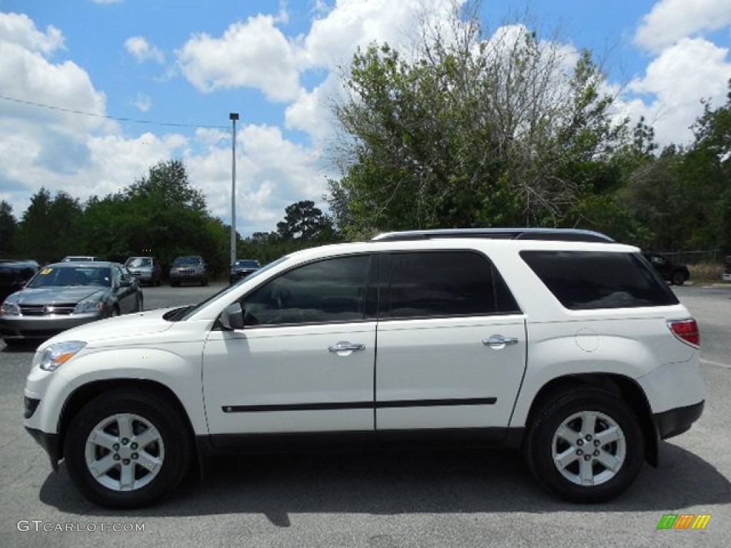 Cream White 2008 Saturn Outlook XE Exterior Photo #81547587