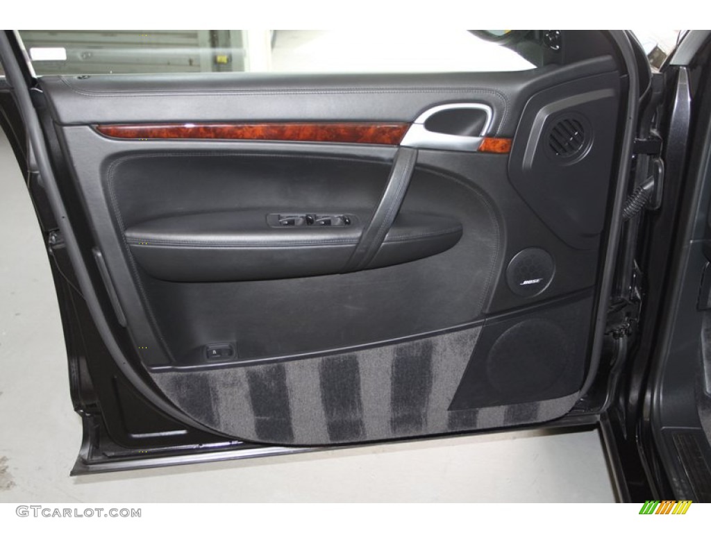 2008 Porsche Cayenne S Black Door Panel Photo #81547602