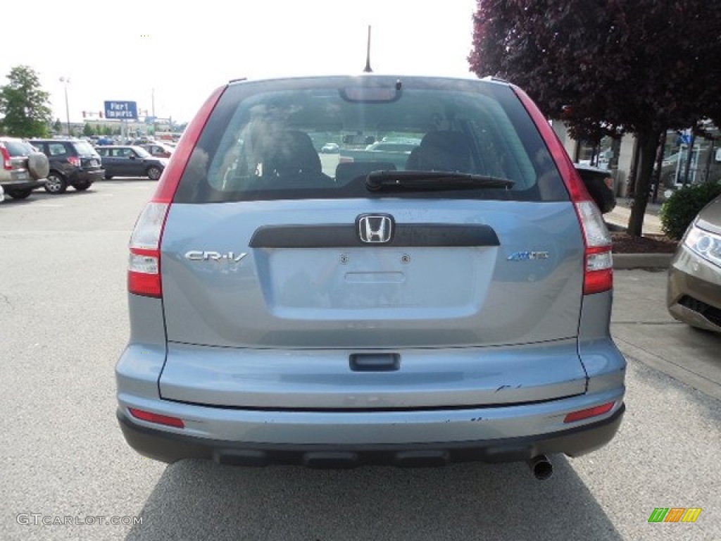 2010 CR-V LX AWD - Glacier Blue Metallic / Gray photo #4