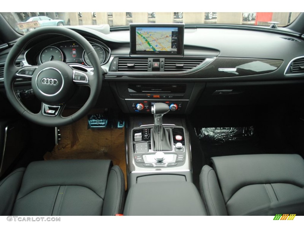 2013 Audi S6 4.0 TFSI quattro Sedan Black Dashboard Photo #81548169
