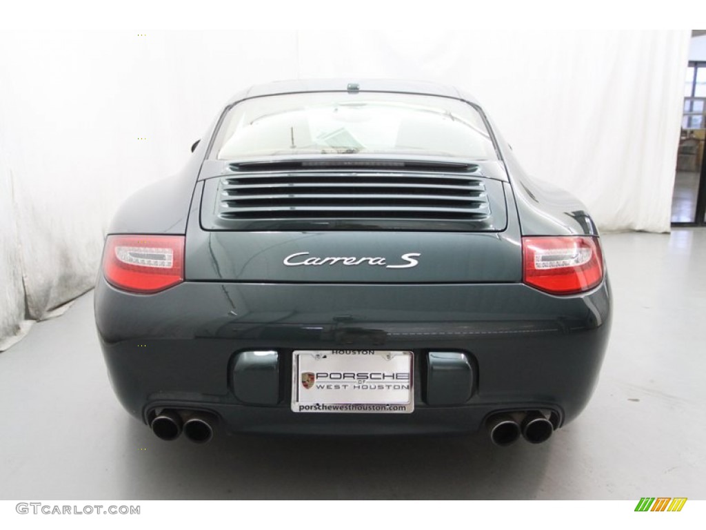 2009 911 Carrera 4S Coupe - Malachite Green Metallic / Sand Beige photo #14