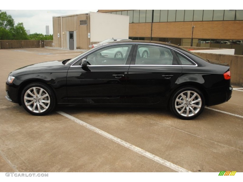 2013 A4 2.0T quattro Sedan - Brilliant Black / Black photo #4