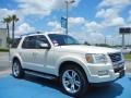 White Sand Tri-Coat Metallic 2009 Ford Explorer Limited Exterior