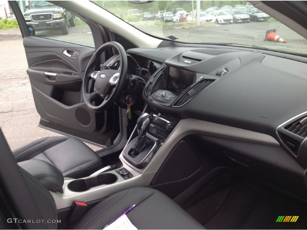 2013 Escape SEL 2.0L EcoBoost 4WD - Tuxedo Black Metallic / Charcoal Black photo #19