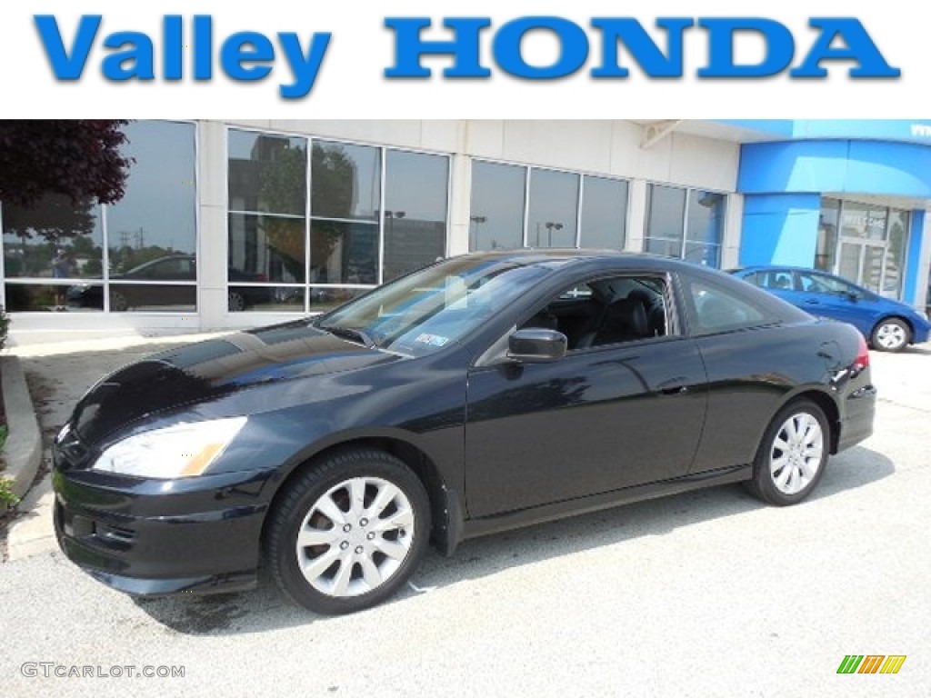 2006 Accord EX V6 Coupe - Nighthawk Black Pearl / Black photo #1
