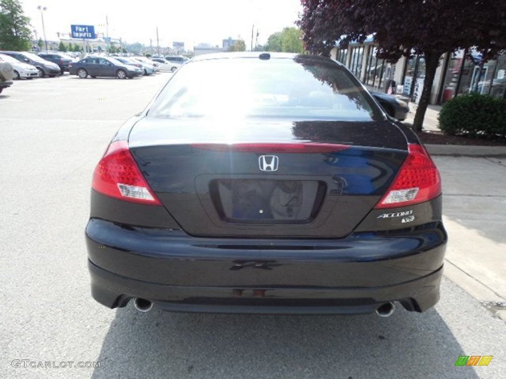 2006 Accord EX V6 Coupe - Nighthawk Black Pearl / Black photo #4