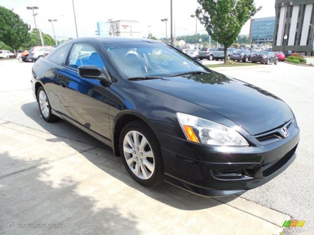2006 Accord EX V6 Coupe - Nighthawk Black Pearl / Black photo #5