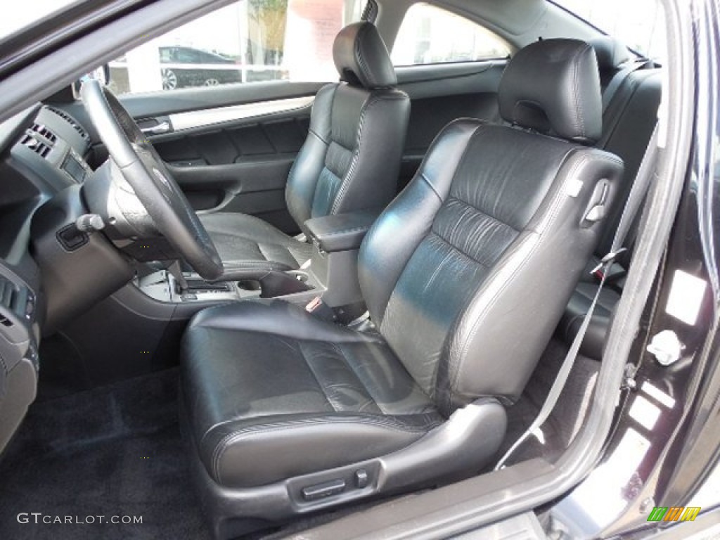 2006 Accord EX V6 Coupe - Nighthawk Black Pearl / Black photo #9