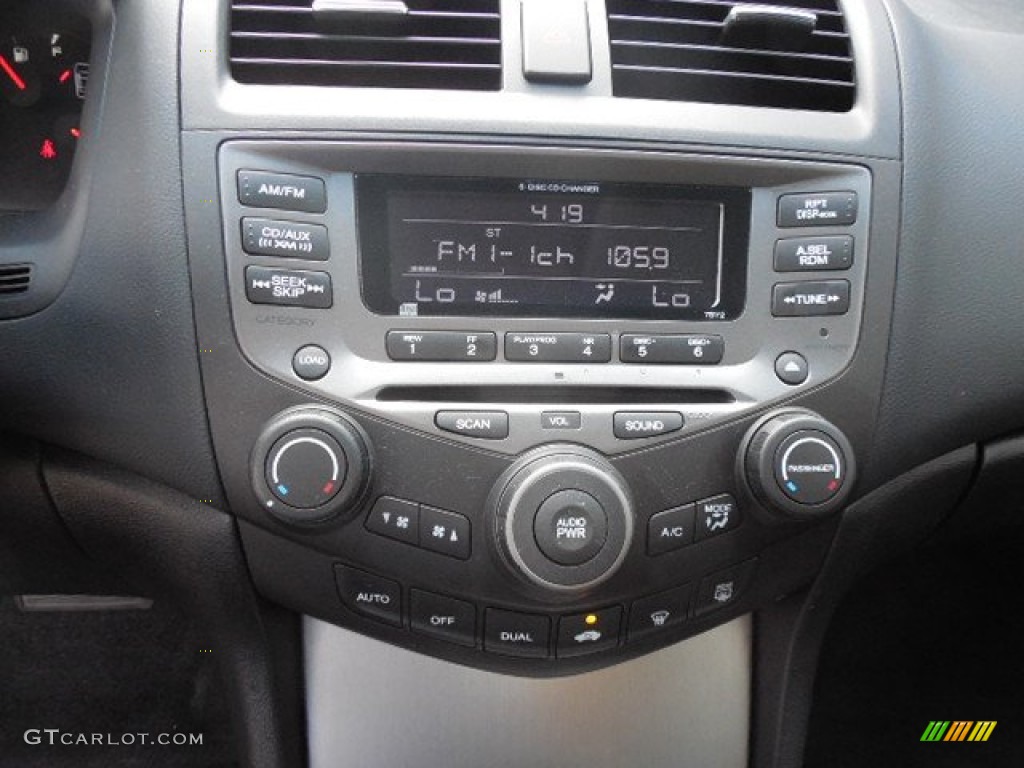2006 Accord EX V6 Coupe - Nighthawk Black Pearl / Black photo #12
