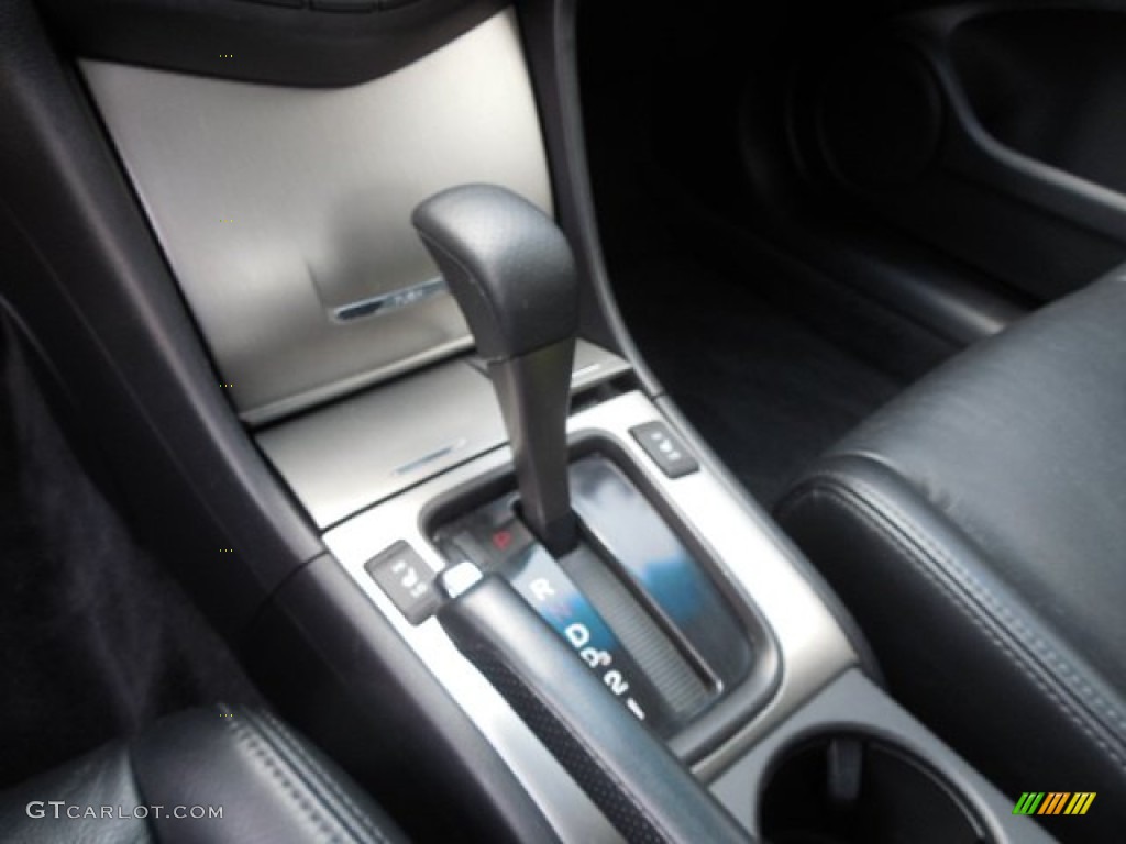 2006 Accord EX V6 Coupe - Nighthawk Black Pearl / Black photo #13