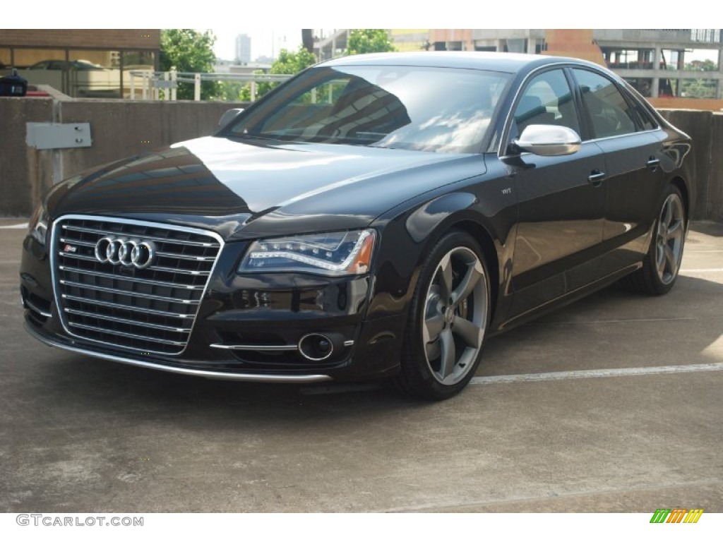 Phantom Black Pearl 2013 Audi S8 4.0 TFSI quattro Sedan Exterior Photo #81550871