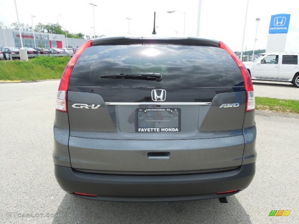 2013 CR-V EX AWD - Polished Metal Metallic / Gray photo #3