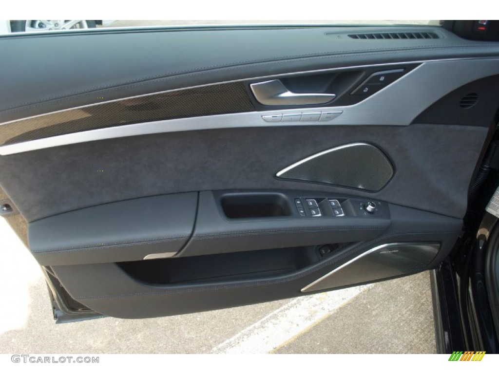 2013 Audi S8 4.0 TFSI quattro Sedan Black Door Panel Photo #81551065