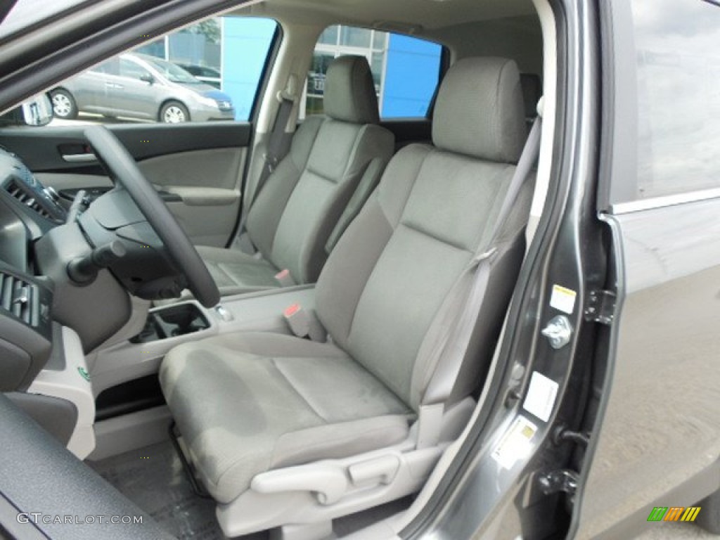 2013 CR-V EX AWD - Polished Metal Metallic / Gray photo #7