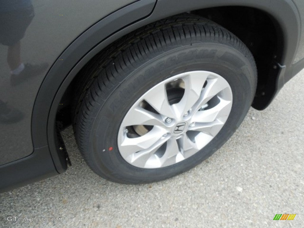 2013 CR-V EX AWD - Polished Metal Metallic / Gray photo #17