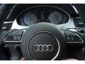 Black 2013 Audi S8 4.0 TFSI quattro Sedan Steering Wheel
