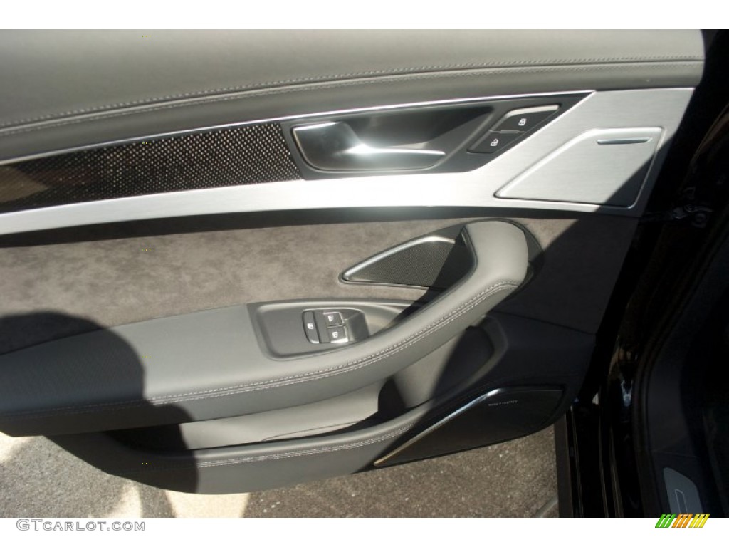 2013 Audi S8 4.0 TFSI quattro Sedan Black Door Panel Photo #81551657