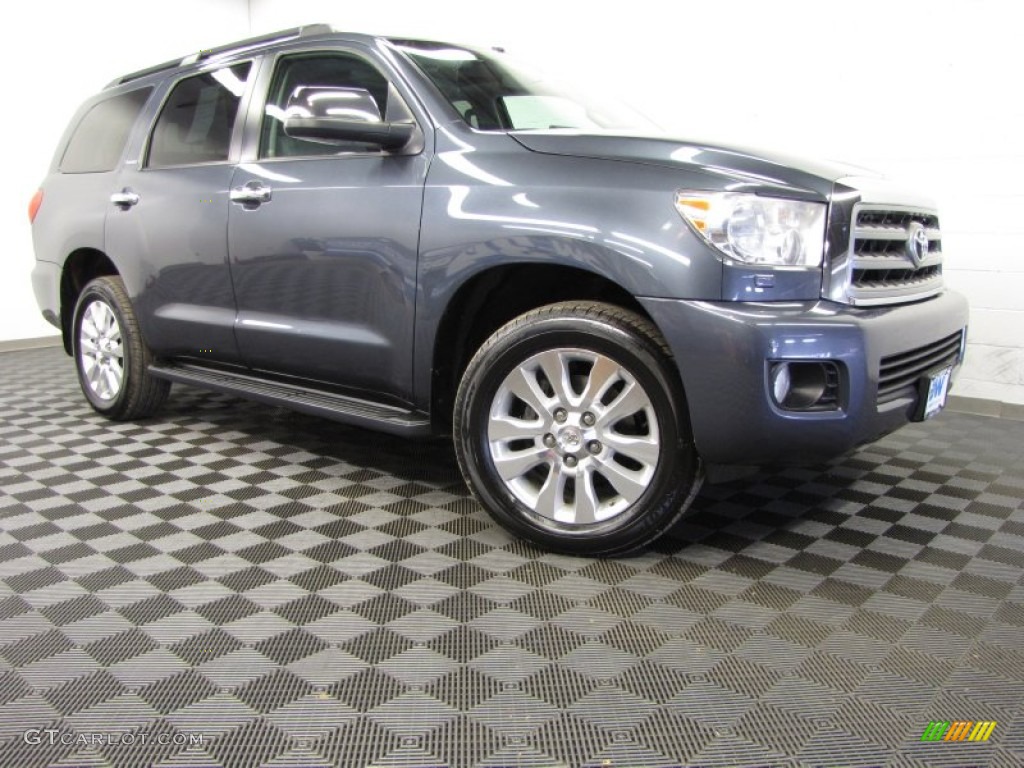 2008 Sequoia Platinum 4WD - Slate Metallic / Graphite photo #1