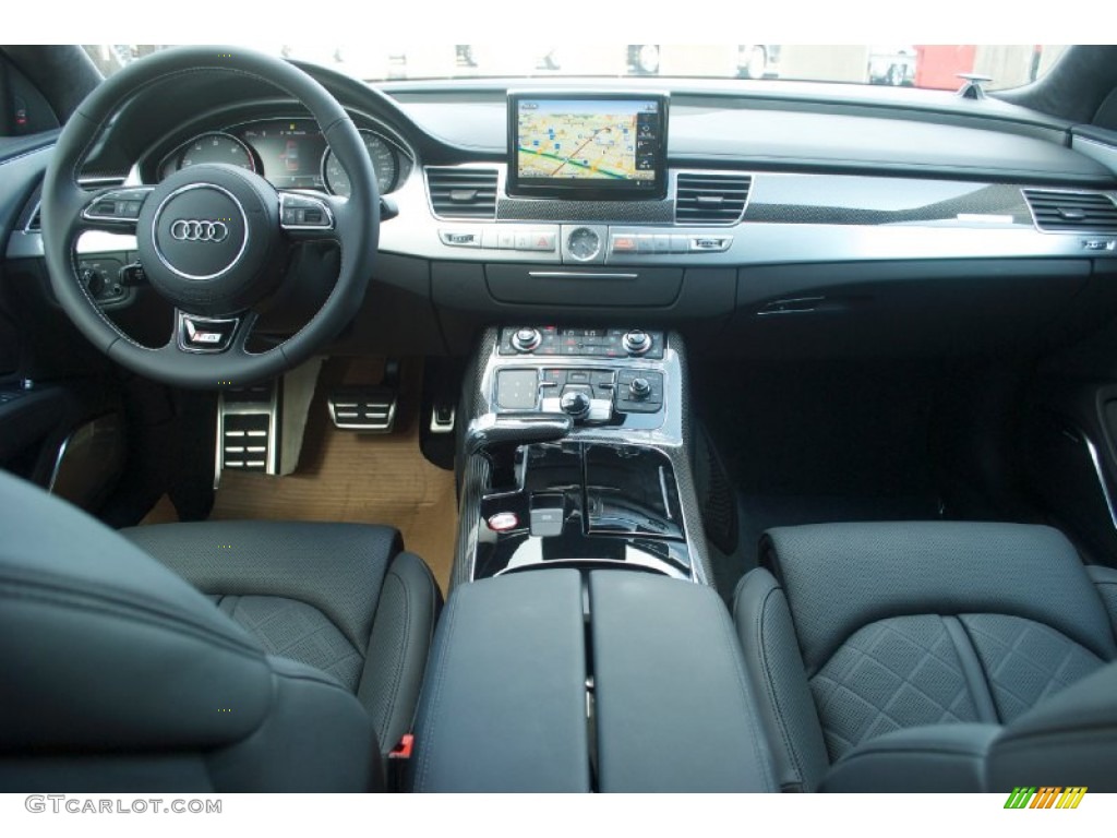 2013 Audi S8 4.0 TFSI quattro Sedan Black Dashboard Photo #81551947