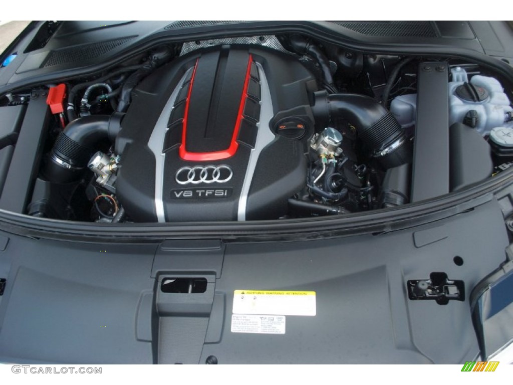 2013 Audi S8 4.0 TFSI quattro Sedan 4.0 FSI Twin-Turbocharged DOHC 32-Valve VVT V8 Engine Photo #81552014
