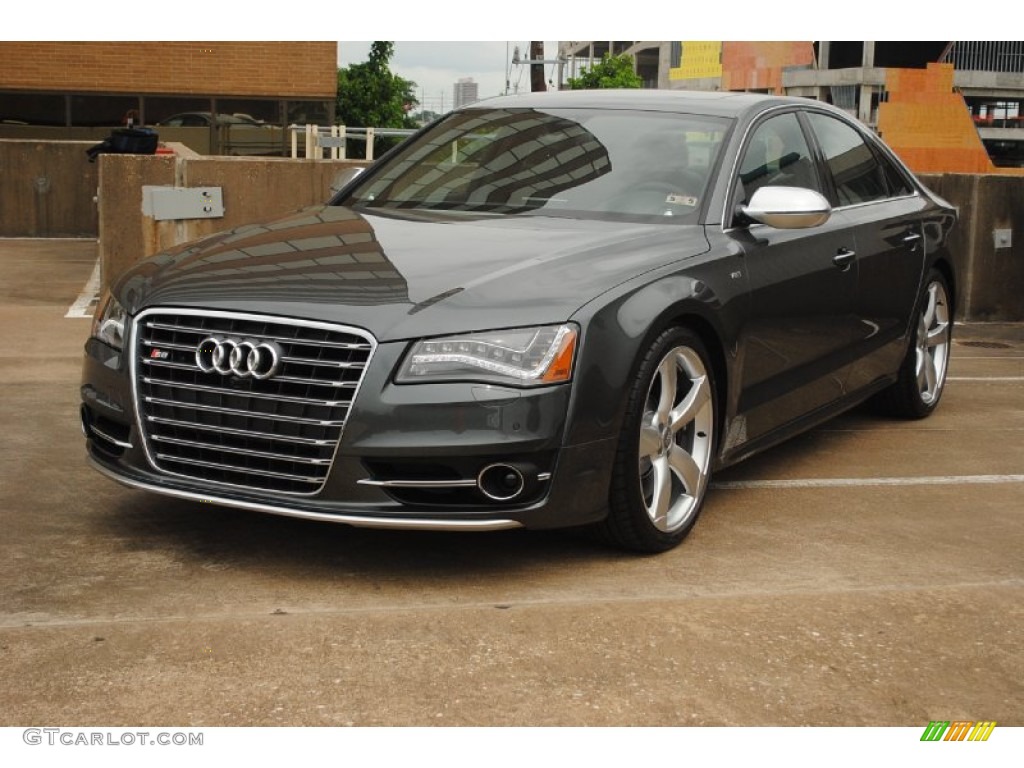 Daytona Gray Pearl 2013 Audi S8 4.0 TFSI quattro Sedan Exterior Photo #81552147