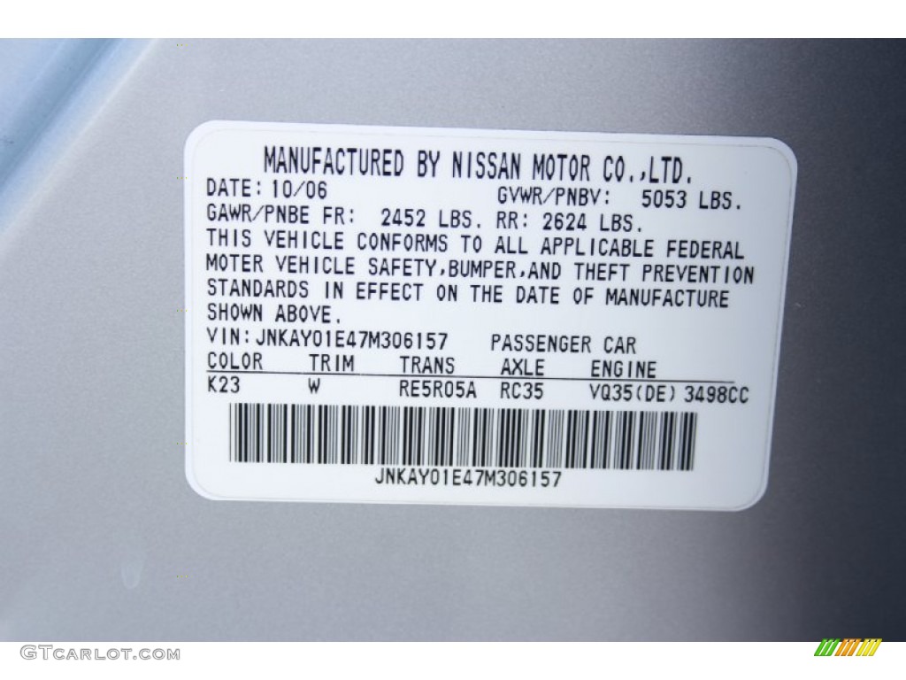2007 M 35 Sedan - Liquid Platinum Metallic / Wheat photo #34