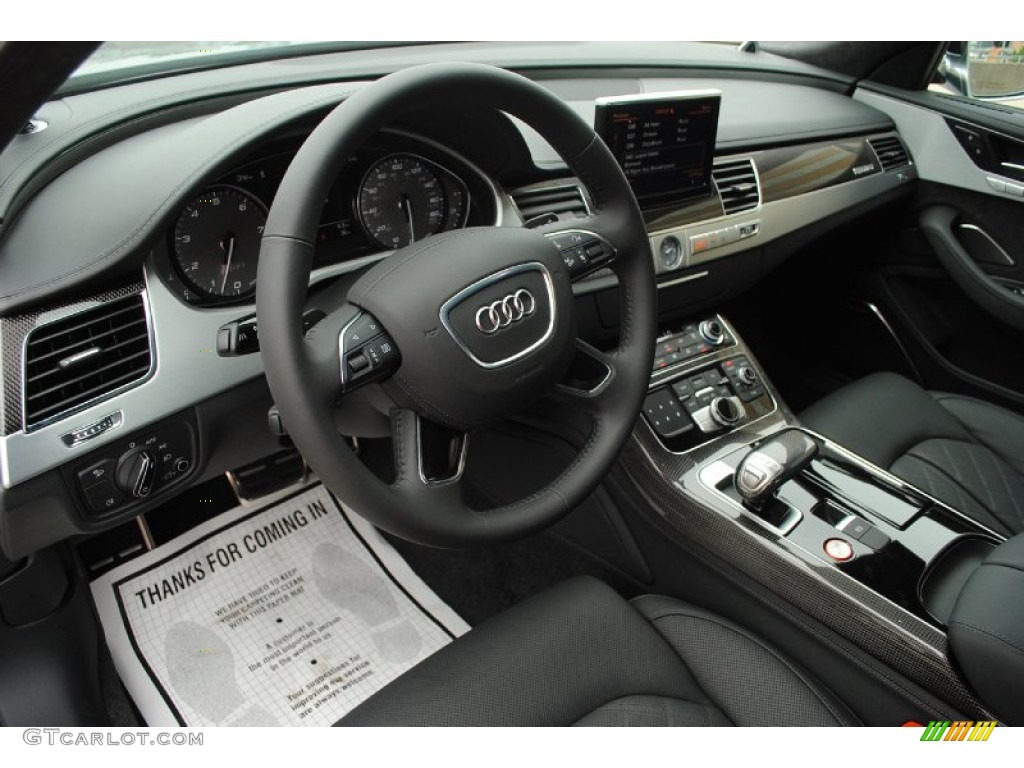 2013 Audi S8 4.0 TFSI quattro Sedan Black Dashboard Photo #81552399