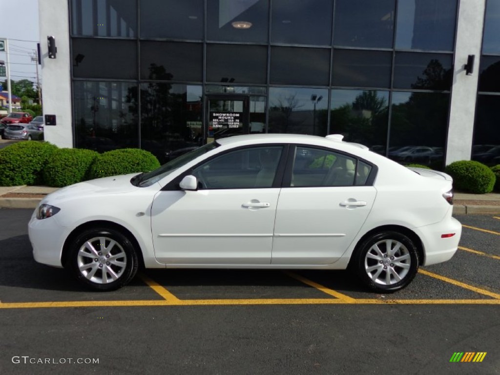 Rally White 2008 Mazda MAZDA3 i Touring Sedan Exterior Photo #81552504