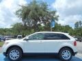 2013 White Suede Ford Edge SEL  photo #2