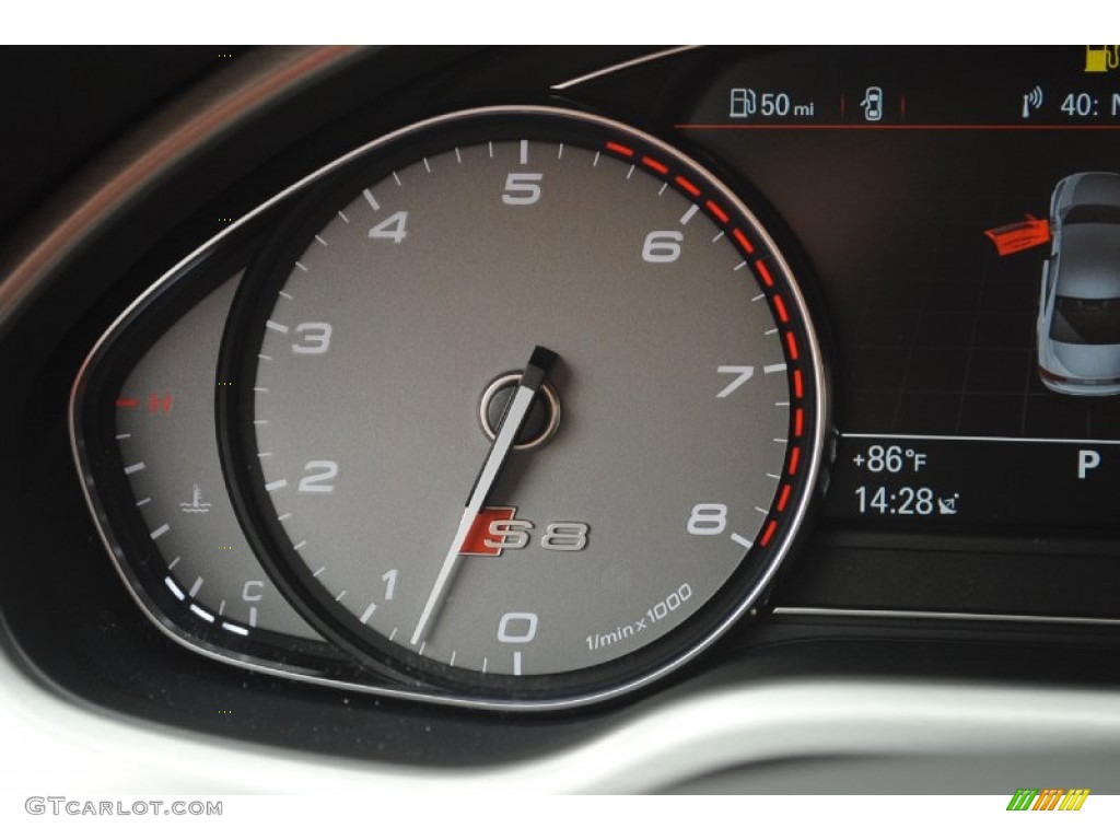 2013 Audi S8 4.0 TFSI quattro Sedan Gauges Photo #81552726