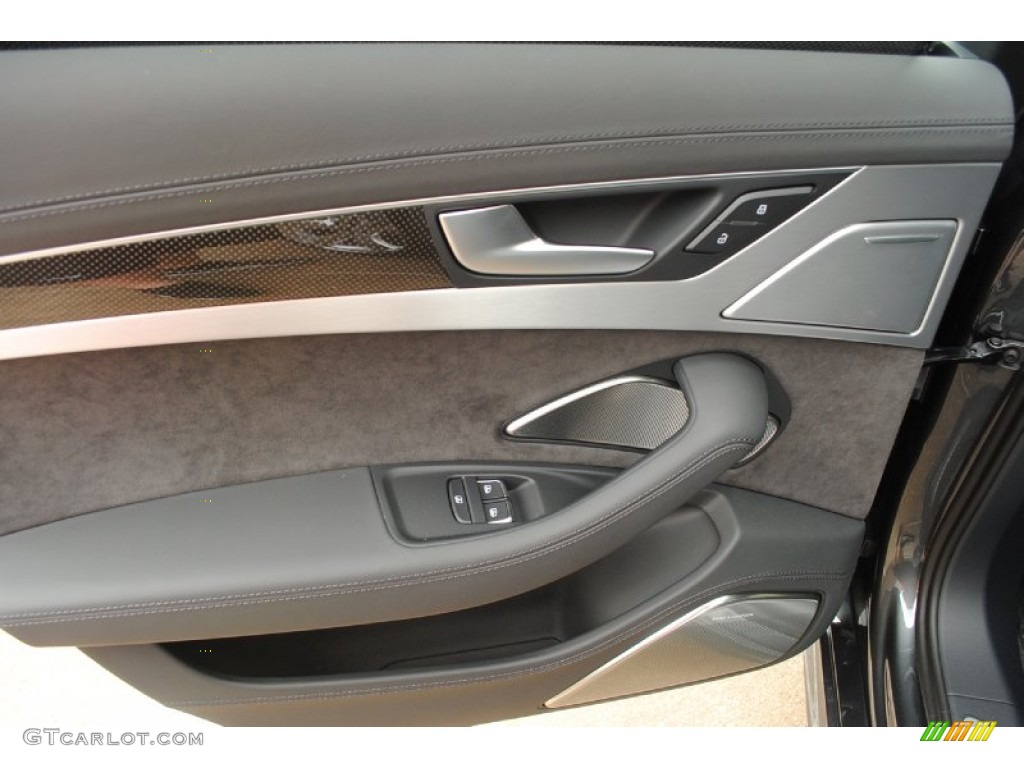 2013 Audi S8 4.0 TFSI quattro Sedan Black Door Panel Photo #81552976