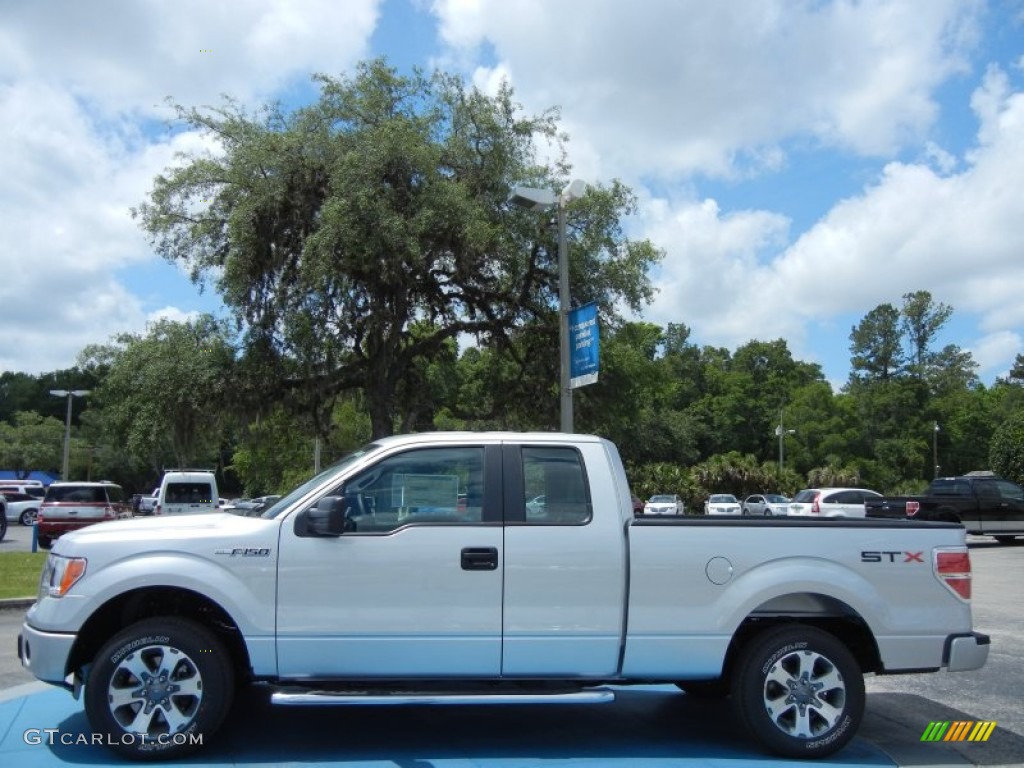 Ingot Silver Metallic 2013 Ford F150 STX SuperCab Exterior Photo #81553265