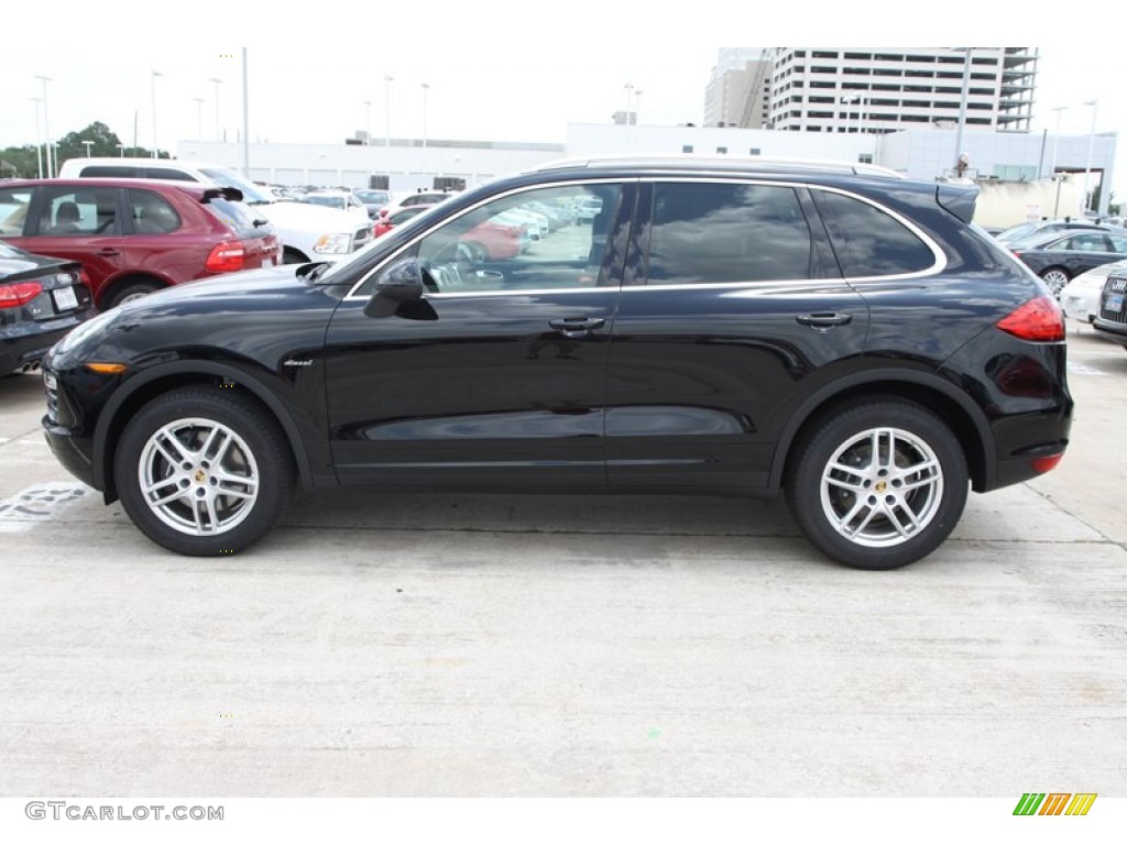 Black 2013 Porsche Cayenne Diesel Exterior Photo #81553679