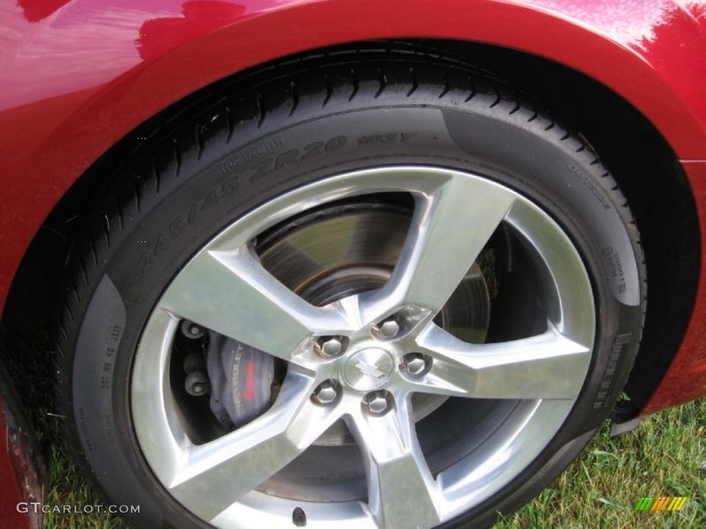 2011 Camaro SS/RS Coupe - Red Jewel Metallic / Black photo #17