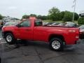 2009 Fire Red GMC Sierra 1500 Work Truck Regular Cab 4x4  photo #8