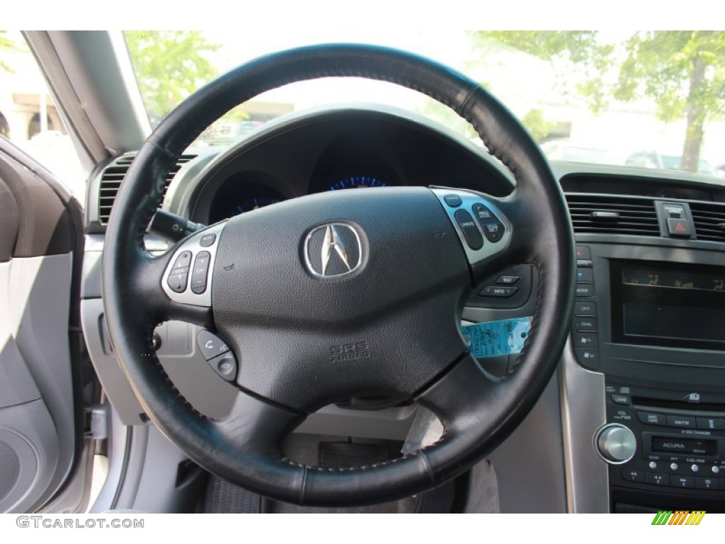 2005 Acura TL 3.2 Quartz Steering Wheel Photo #81554034