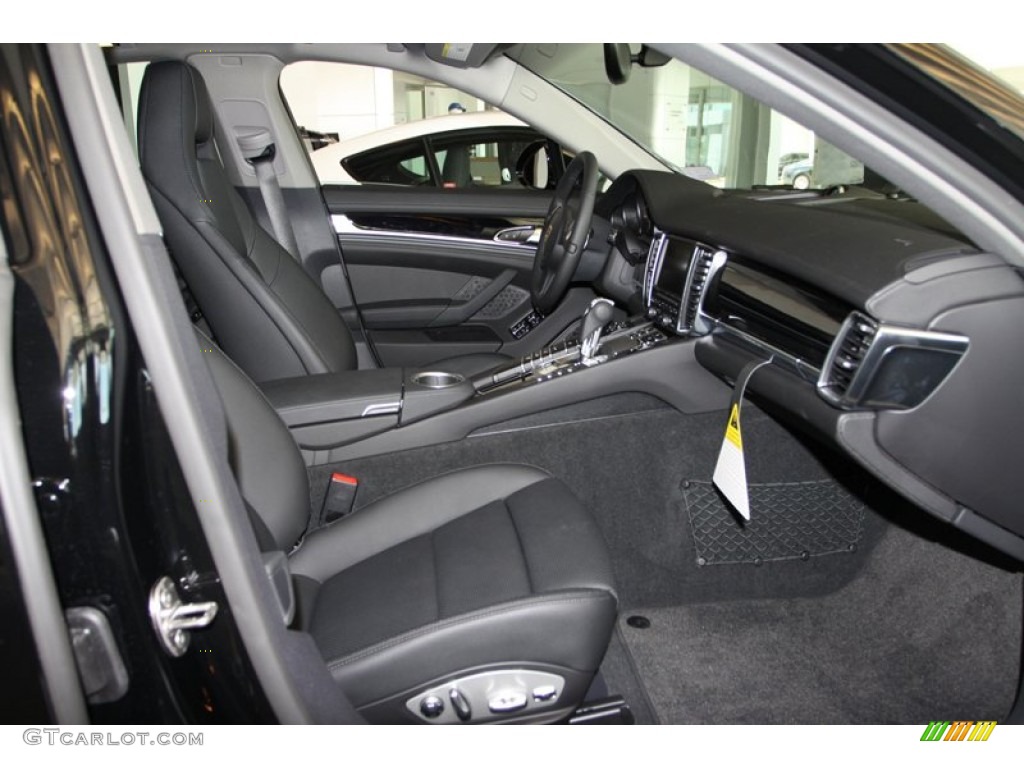 Black Interior 2013 Porsche Panamera S Photo #81554345