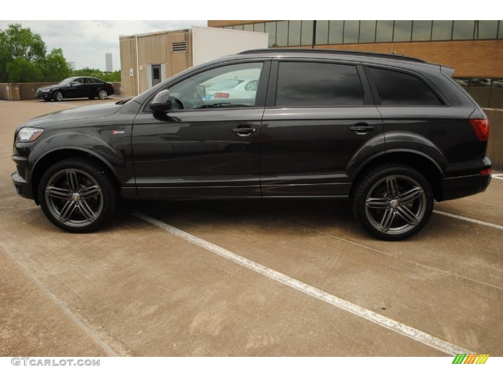 Lava Gray Pearl 2013 Audi Q7 3.0 S Line quattro Exterior Photo #81554373