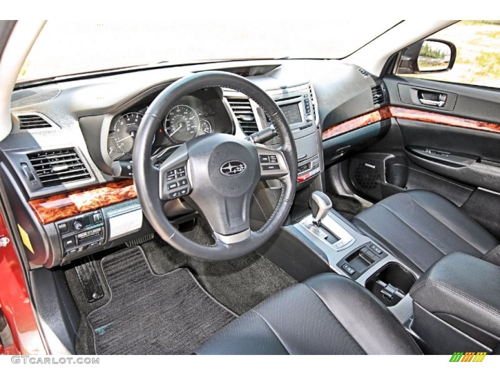 Off Black Interior 2012 Subaru Legacy 2.5i Limited Photo #81554868